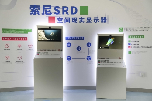 展品：SRD空間現實顯示屏