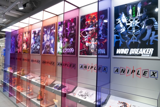 新增的Aniplex IP及手辦展示空間