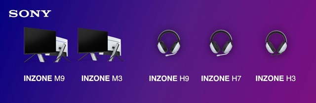 索尼INZONE電競顯示器、電競耳機(jī)產(chǎn)品