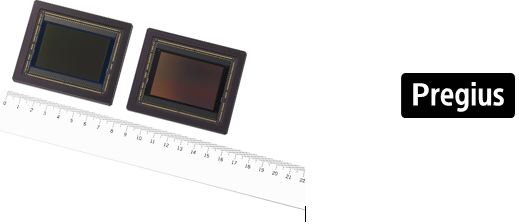 IMX661 CMOS圖像傳感器（左：彩色型號，右：黑白型號）