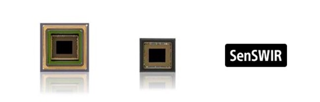 IMX992 SWIR圖像傳感器 左圖：內(nèi)置電熱冷卻裝置的陶瓷封裝（PGA） 右圖: 陶瓷封裝（LGA）