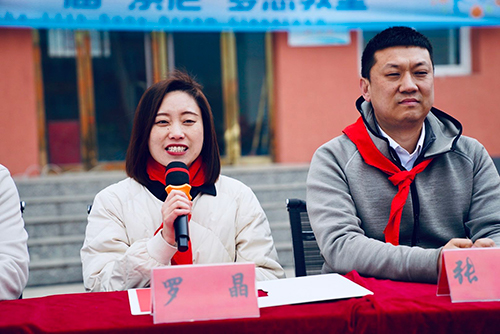 索尼中國志愿者代表發(fā)言