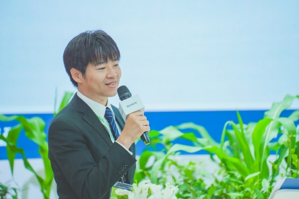 索尼半導(dǎo)體解決方案SORPLAS事業(yè)部 栗山晃人 介紹環(huán)保材料SORPLAS