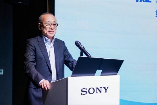 索尼中國總裁吉田武司致辭